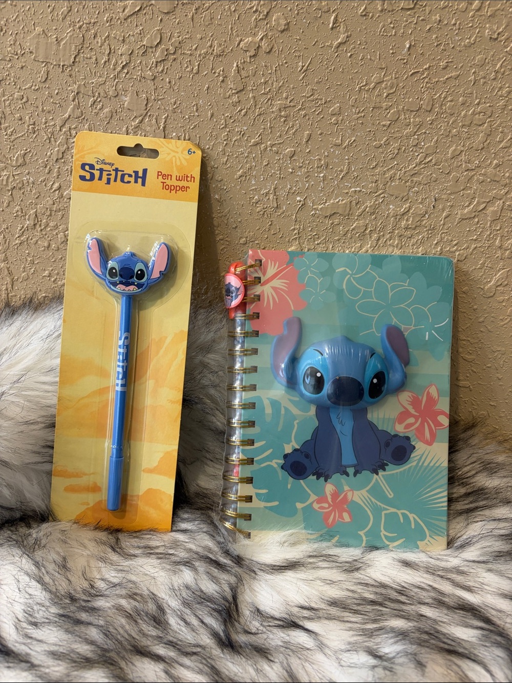 Stitch notebook and pen set.